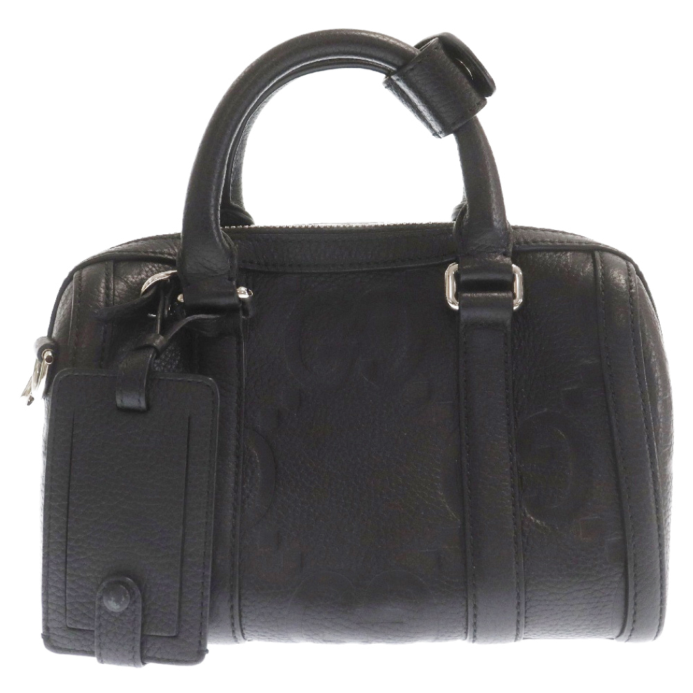 Gucci Jumbo GG Mini Duffel Bag Handbag Black
